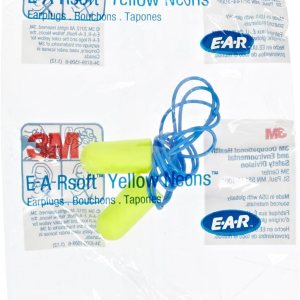 3M -CAS311-1250 E-A-Rsoft Neons Tapón cónico de espuma y PVC con cable, amarillo (paquete de 200) 3M -CAS311-1250 E-A-Rsoft Neons Tapón cónico de espuma y PVC con cable, amarillo (paquete de 200)