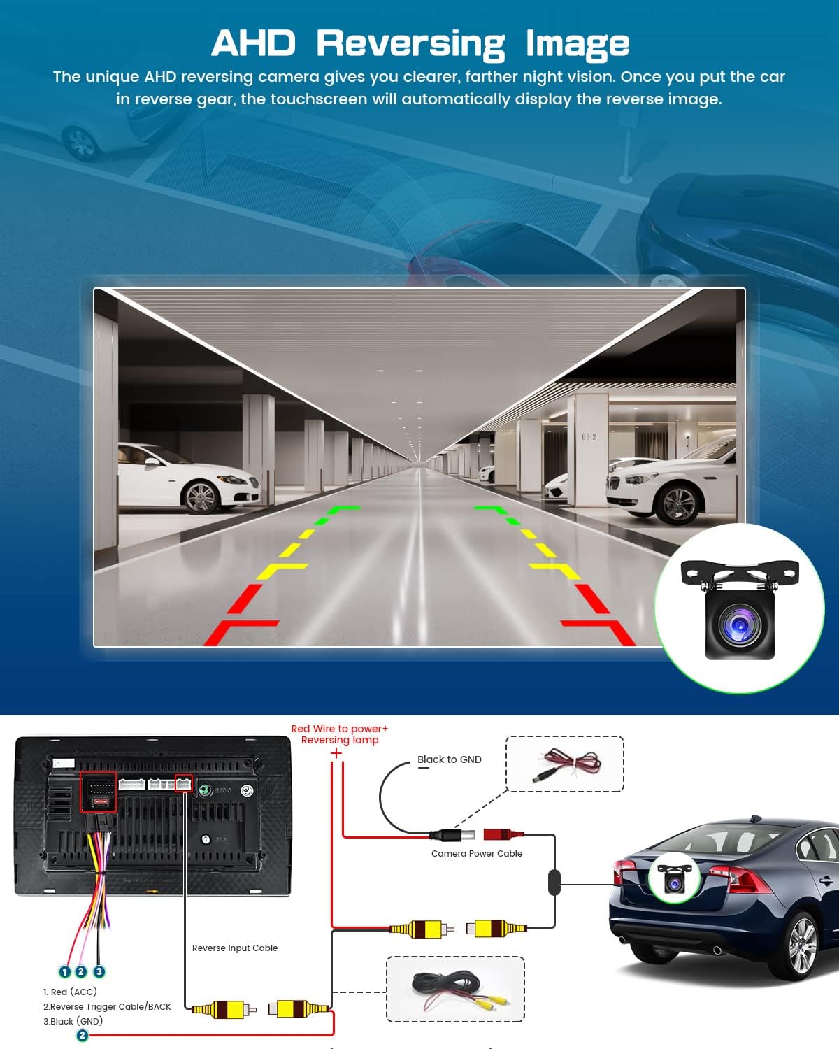 Roinvou Estéreo Android CarPlay 2+64G para Toyota Tacoma 2005-2013, CarPlay inalámbrico integrado con Android Auto, pantalla táctil de 9 pulgadas en