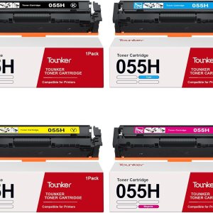 Tounker 055 – Juego de cartuchos de tóner compatibles con Canon 055H 055 para impresora Color ImageClass MF743cdw MF741cdw MF742Cdw MF746Cdw Tounker 055 – Juego de cartuchos de tóner compatibles con Canon 055H 055 para impresora Color ImageClass MF743cdw MF741cdw MF742Cdw MF746Cdw