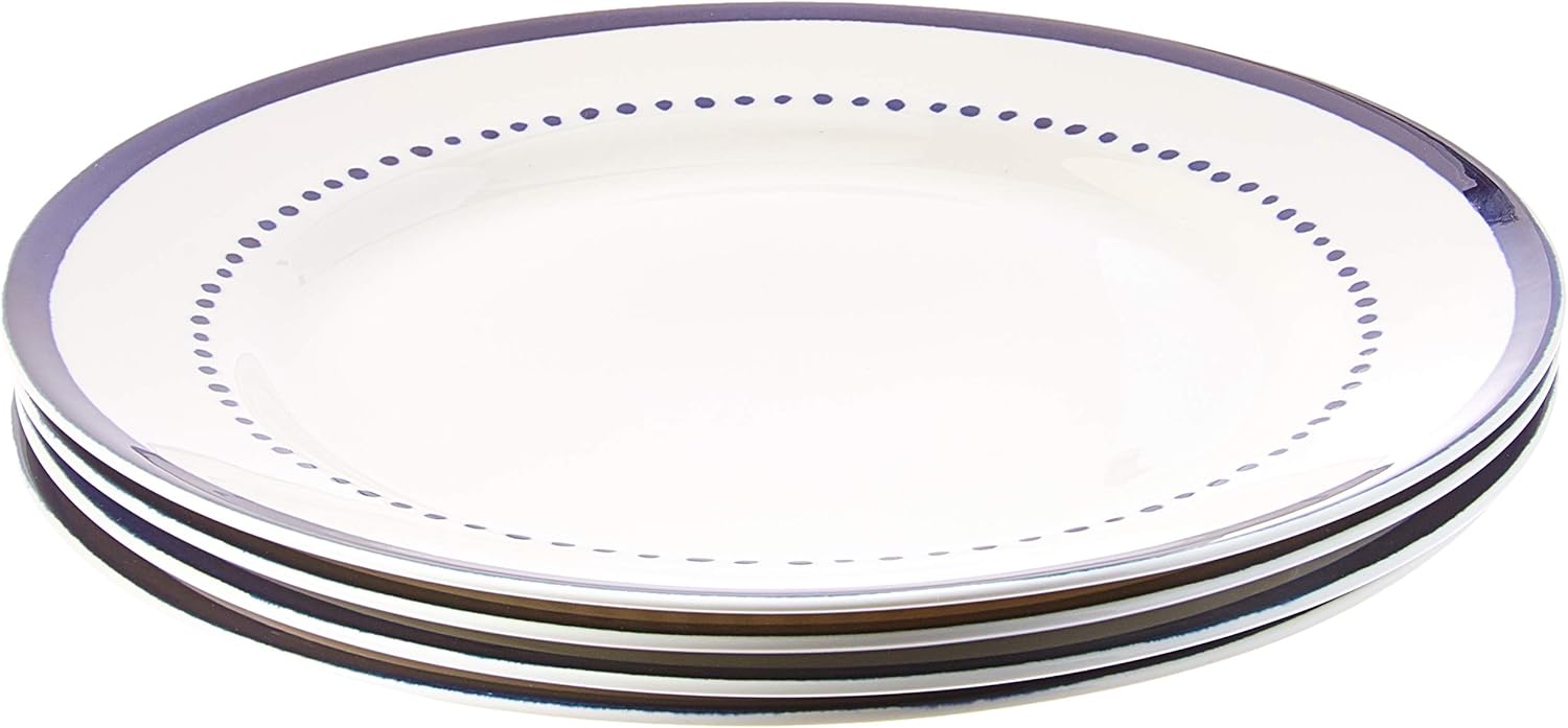 Kate Spade New York Charlotte Street Tidbits- Juego de vajilla, Plato para cena, West