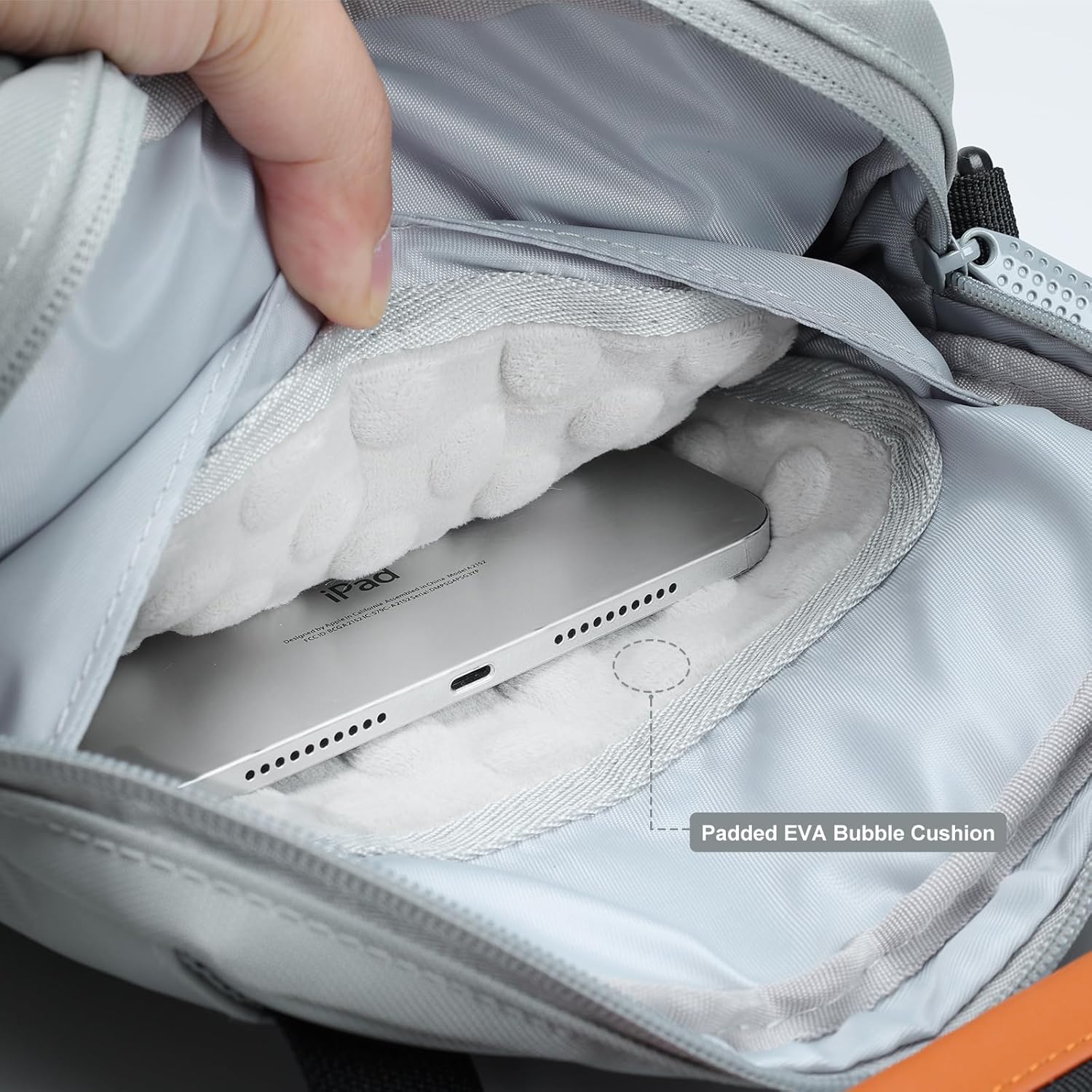 Funda acolchada para tablet de 9 a 11 pulgadas, funda de transporte acolchada para iPad Pro de 11 pulgadas (M4), iPad 10.9 (10 generación), iPad Air