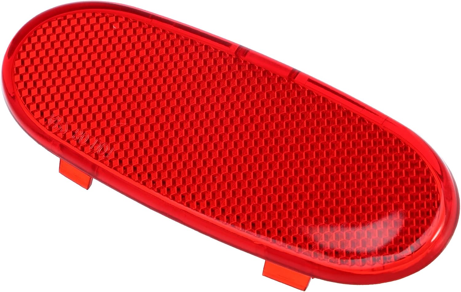 X AUTOHAUX Cubierta de luz reflectora para panel de puerta delantera para Dodge para Ram 1500 2002-2008 5179299AA Rojo
