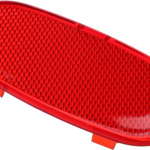 X AUTOHAUX Cubierta de luz reflectora para panel de puerta delantera para Dodge para Ram 1500 2002-2008 5179299AA Rojo X AUTOHAUX Cubierta de luz reflectora para panel de puerta delantera para Dodge para Ram 1500 2002-2008 5179299AA Rojo