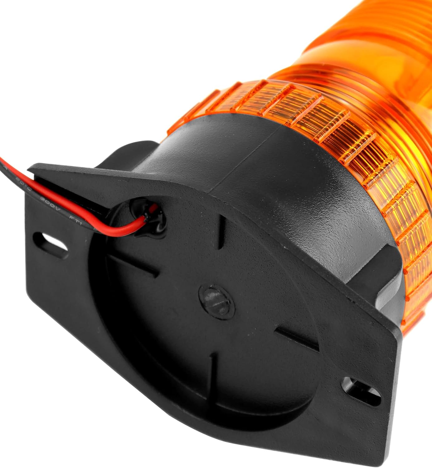 QWORK Luces estroboscópicas LED ámbar, luces intermitentes de emergencia de advertencia para camiones, automóviles, autobús, tractores,
