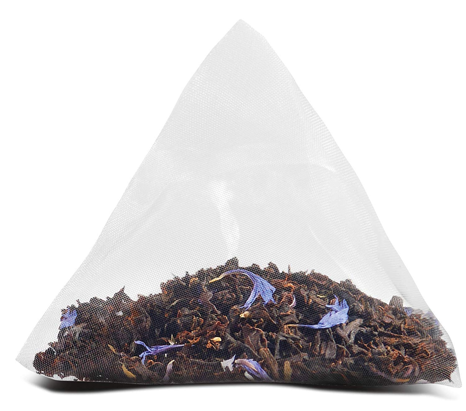 Two Leaves and a Bud Bolsas de té Earl Grey orgánico, té negro con cafeína de hoja entera en sobres compostables, té negro con cafeína saborizado