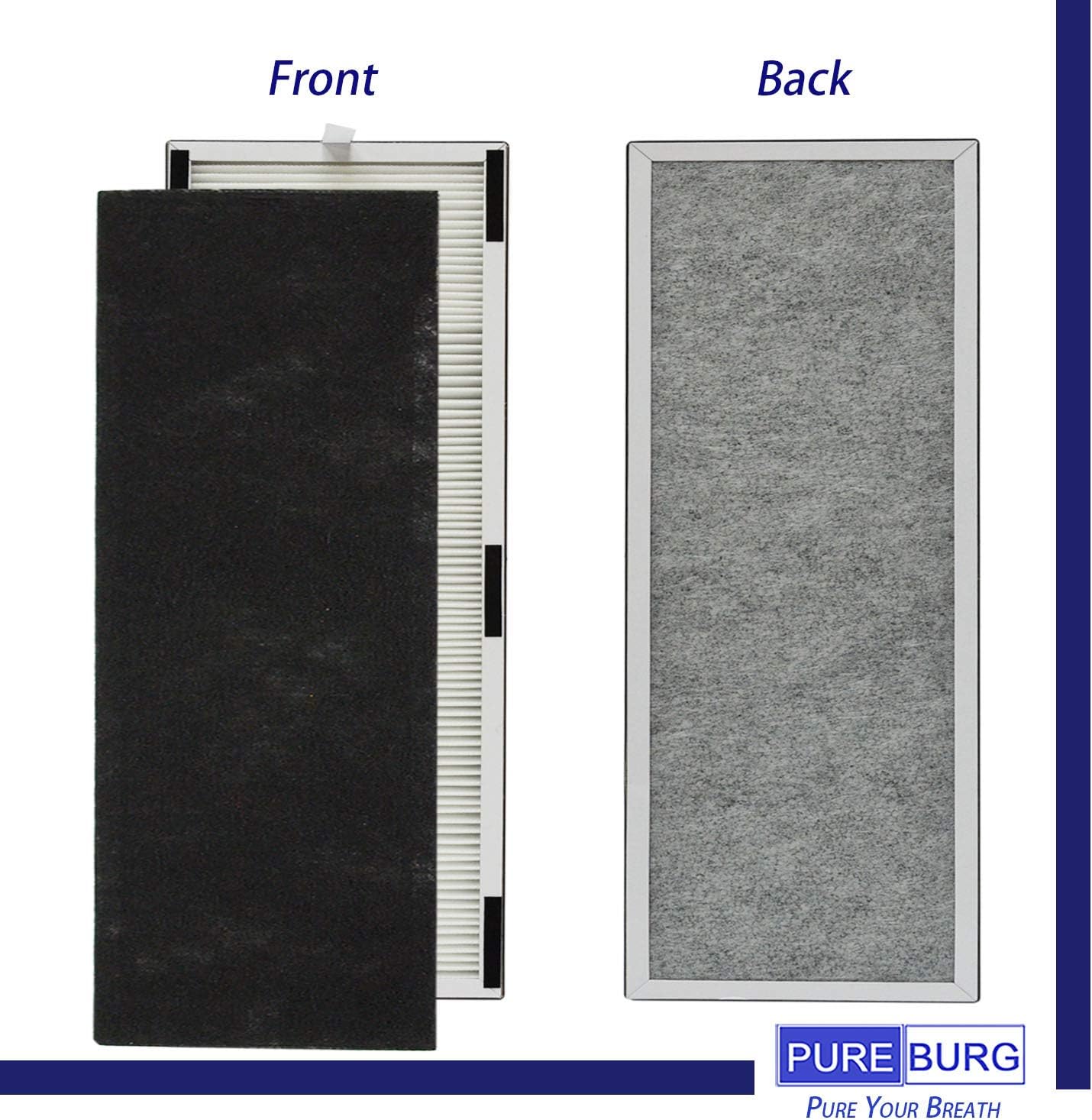 PUREBURG Juego de filtros HEPA de repuesto 2+4 compatible con LivePure LP-HF250 LP-PF600 se adapta a LivePure LP250THLP260TH Sierra SerieslDigital