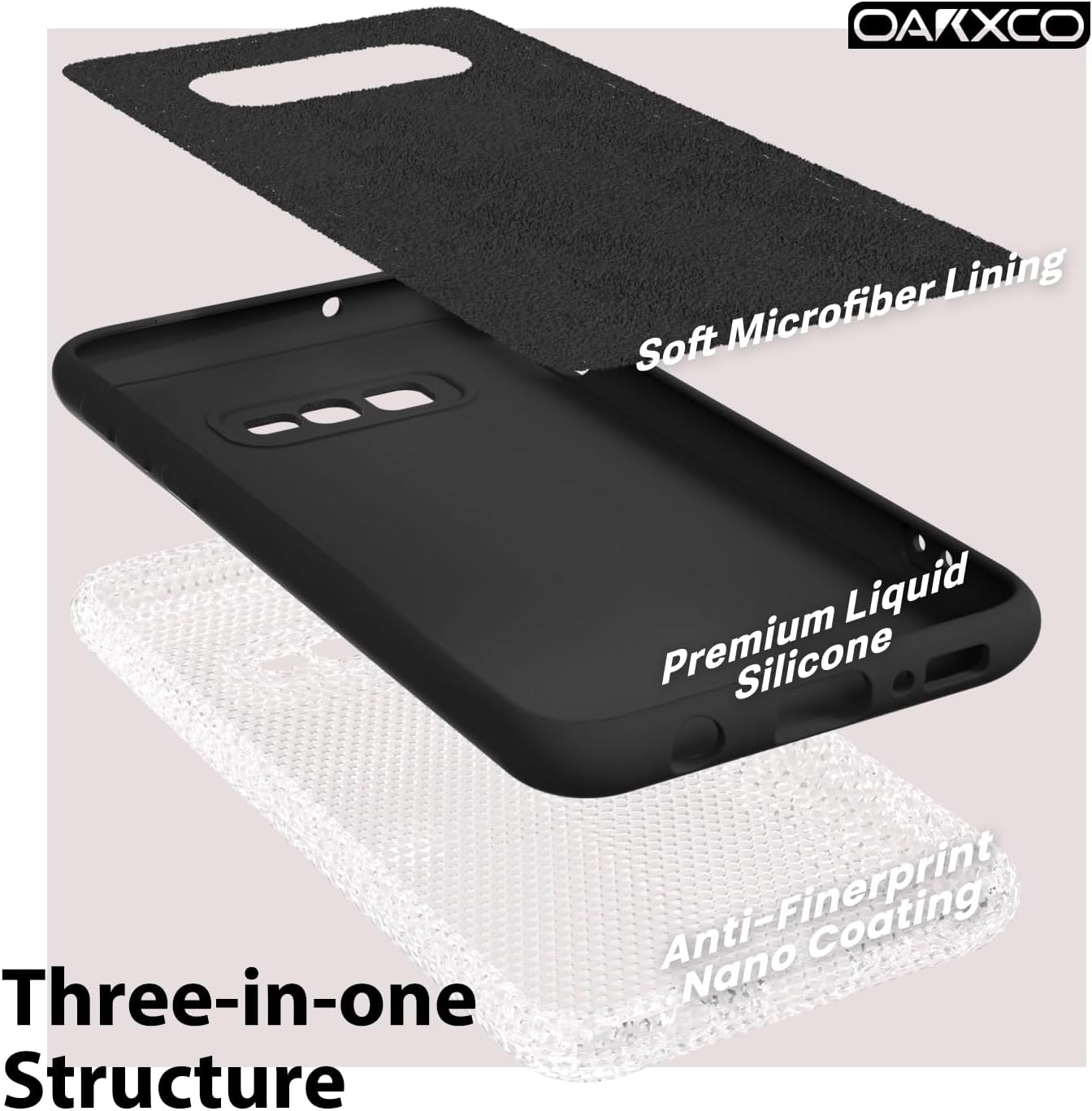 oakxco Diseñada para Samsung Galaxy S10e, funda de silicona líquida, bonita funda delgada y delgada de goma suave de poliuretano termoplástico (TPU)