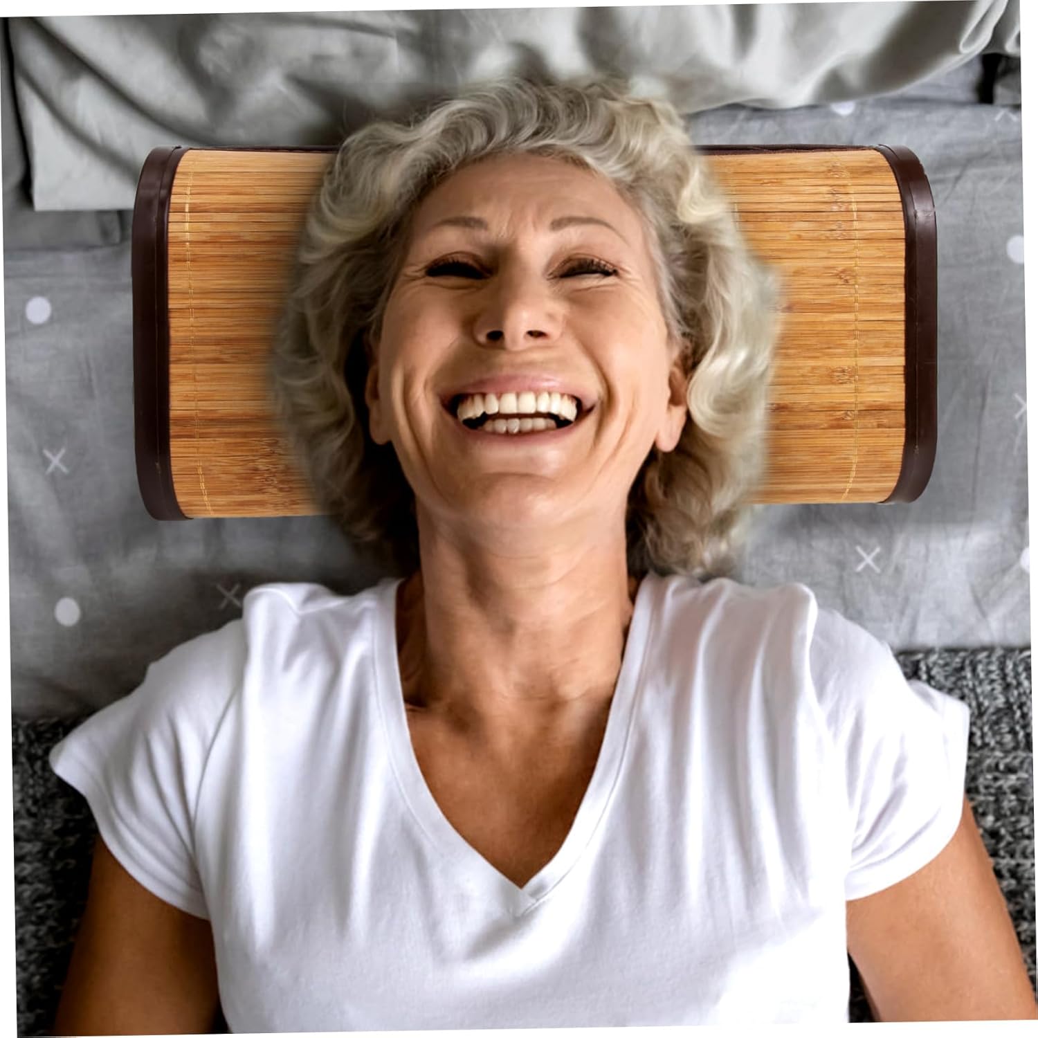 Veemoon 2 unids Sauna Accesorios Aviones Soporte Pad Madera Sauna Enfriamiento Cuello Reposo Sudor Tallo Almohada Transpirable Almohada de Sauna