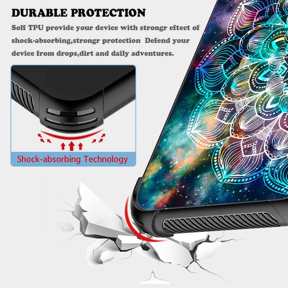 Funda para Samsung Galaxy S22, protección de grado militar, esquinas a prueba de golpes, funda antiarañazos para Samsung Galaxy S22 – Mandala