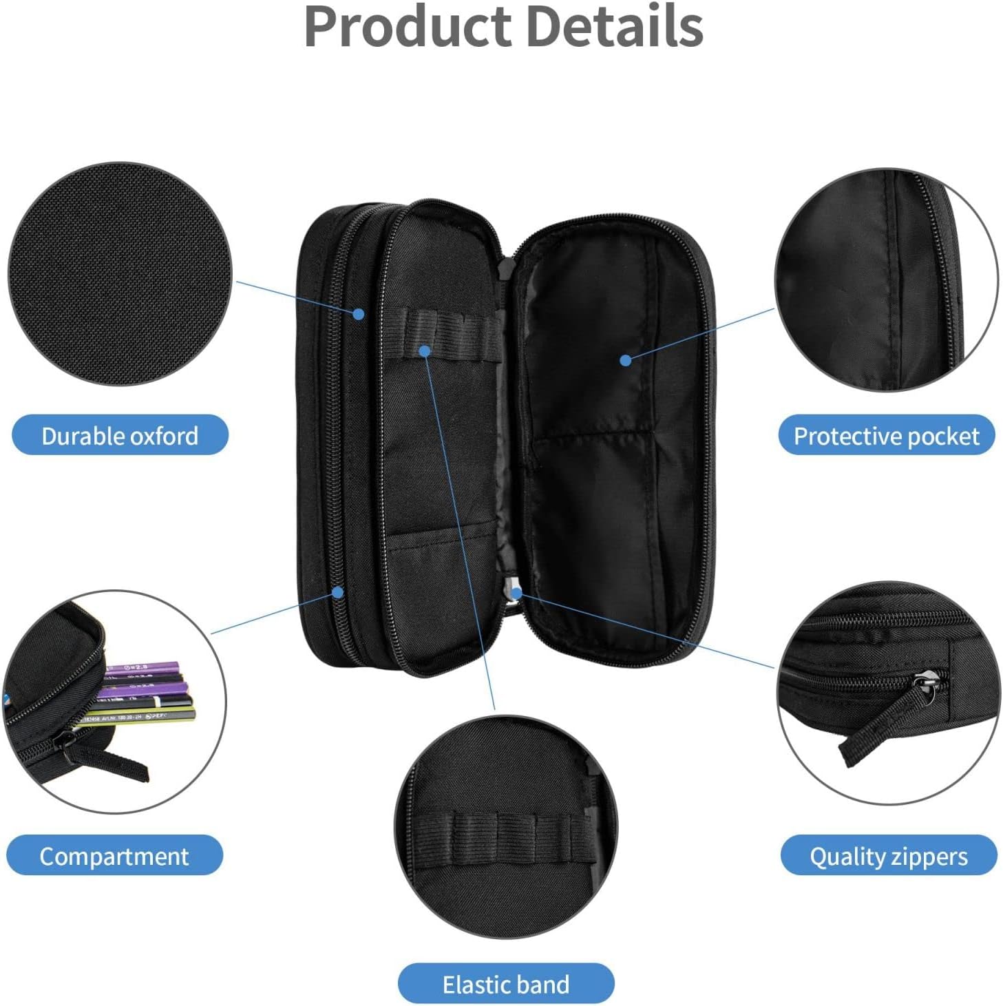 RIAWARME Estuche de lápices personalizado con número de nombre, caja de lápices personalizada estilo fútbol, regalo personalizado para hombres y