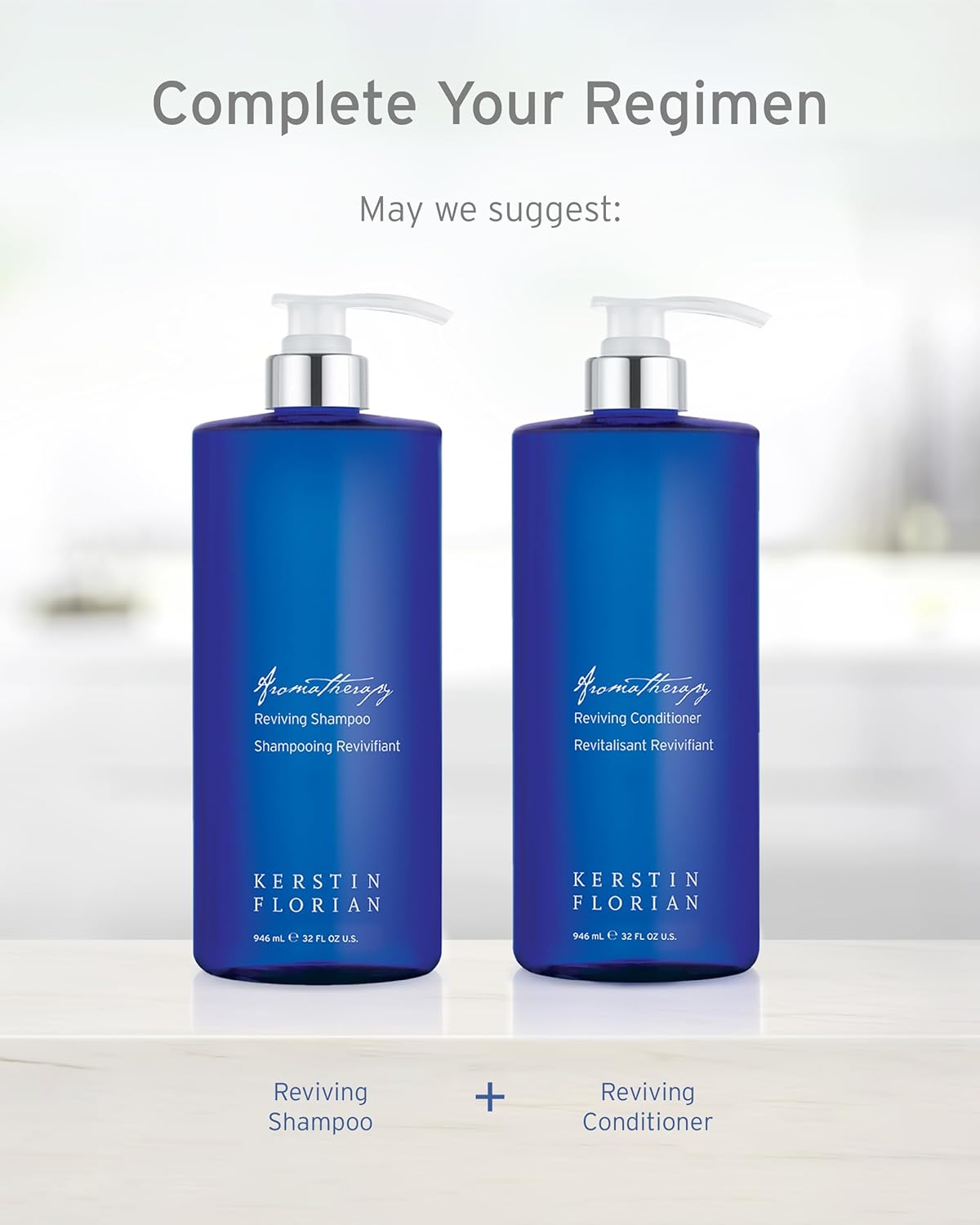 Kerstin Florian Champú revitalizante, hidrata y aumenta el brillo, aloe y proteína de trigo desenreda e hidrata el cabello opaco, todo tipo de
