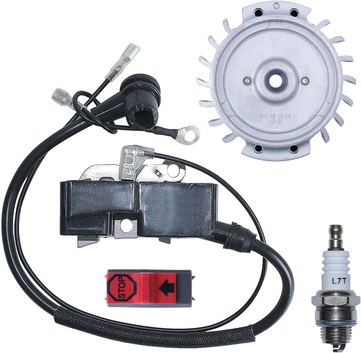 Para Husqvarna 365 372 372XP 371 362 Para piezas de motosierra, kit de volante, 537051605, 537 16 22-04, 544 04 71-01.