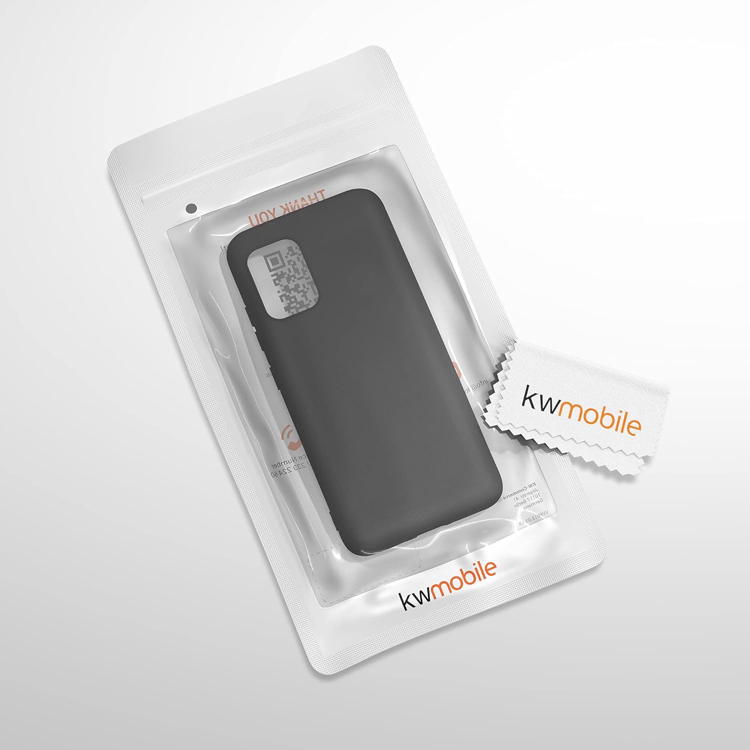 kwmobile Funda compatible con Asus Zenfone 8 – Funda protectora de silicona TPU suave y delgada, color negro mate