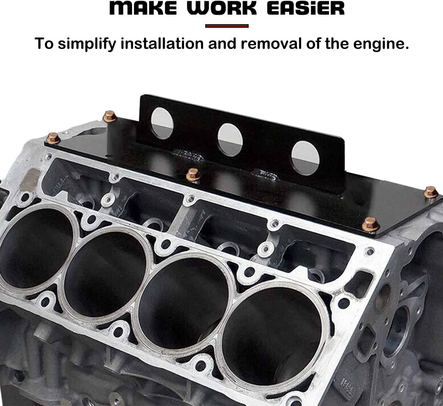 LS LSX Placa de elevación del motor para grúa recogedora de polipasto Chevy Serie LS wGM LSX LS1 4.8 5.3 5.7 6.0 7.0 Gen III LQ4 LQ9 LS LS6 LM7 LR4