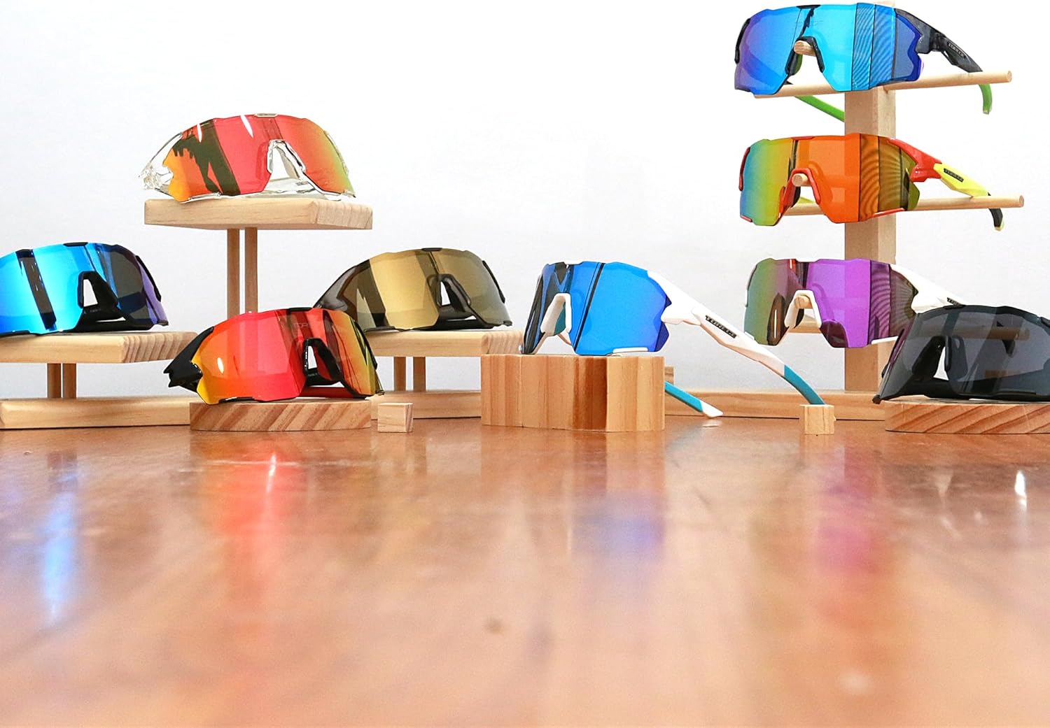 TOREGE Gafas de sol polarizadas para ciclismo para hombres y mujeres, protección UV, escalada, senderismo, deportes, TR72