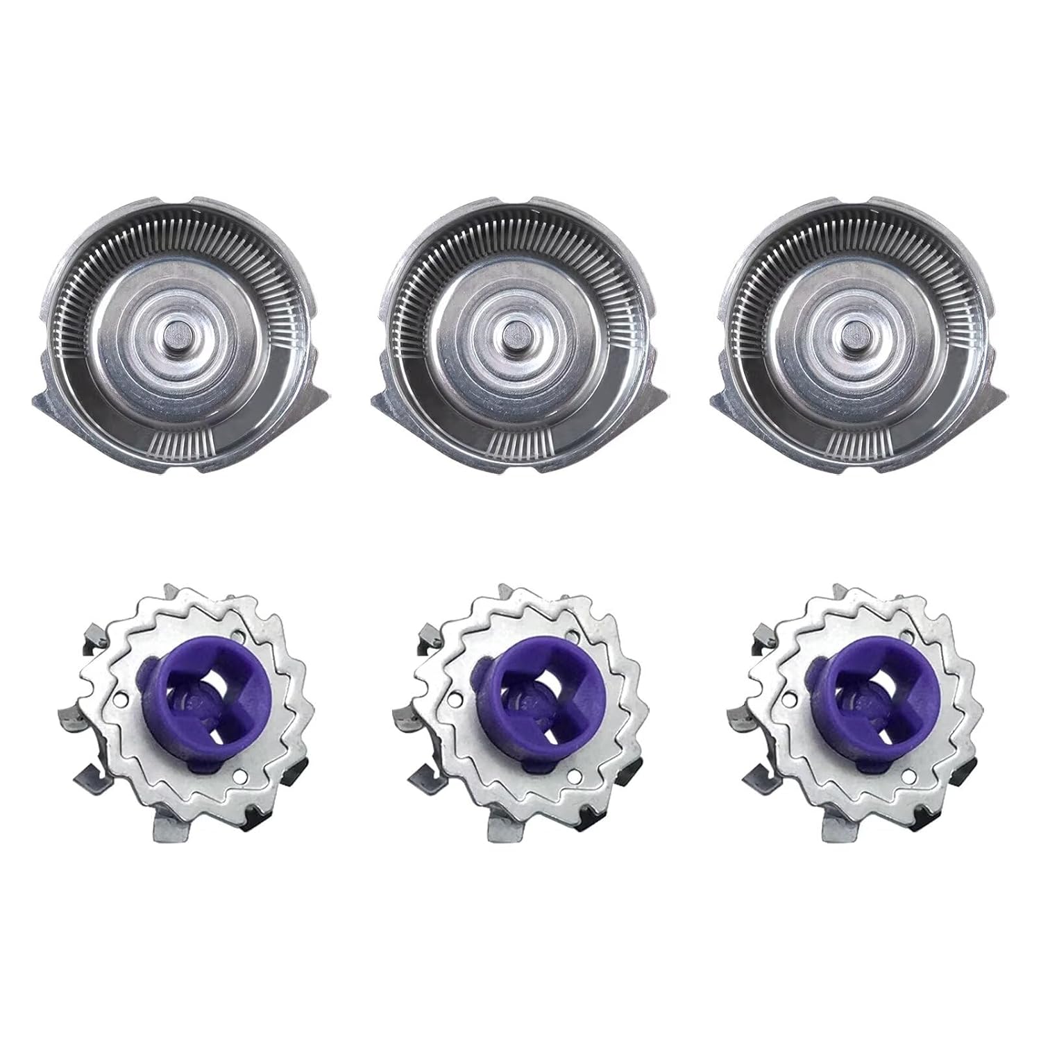3X HQ8 Replacement Shaver Heads for Norelco Philips Philips Norelco Series 7100, 7200, 7300, 7700, 7800, 8800, PTAT700, PTAT800 & Aquatec Electric