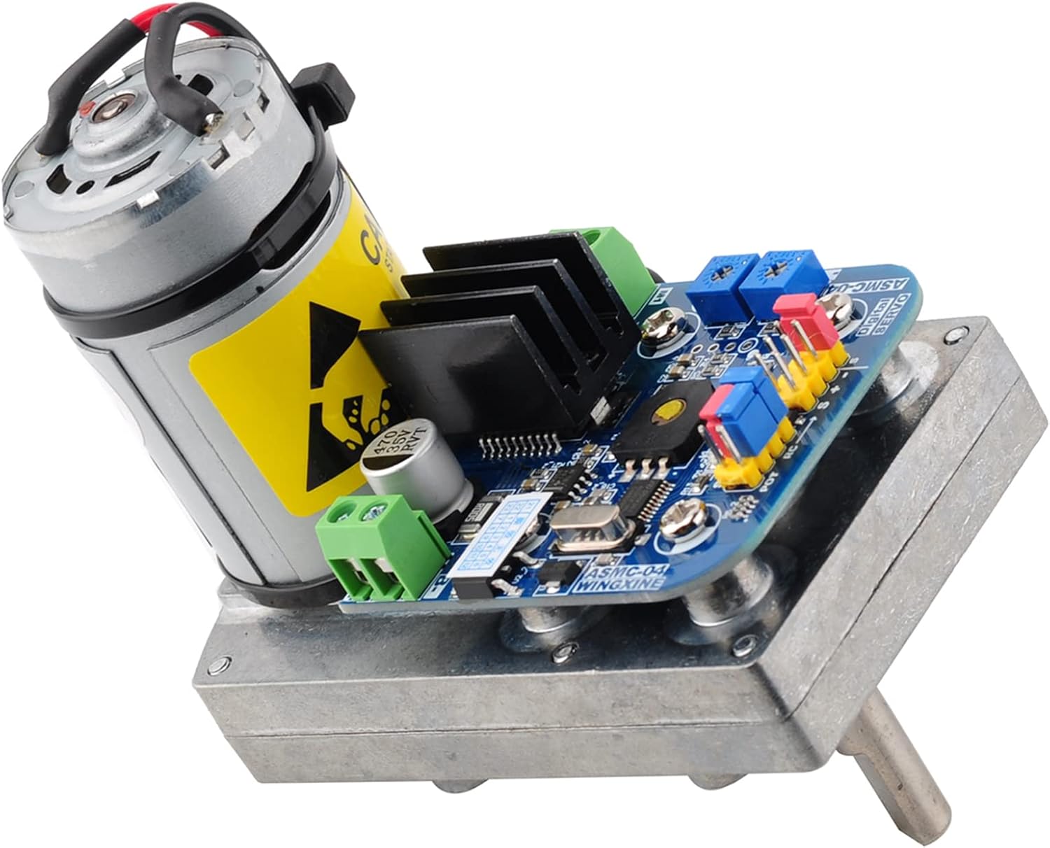 ASMC-04B robot servo de alta potencia de alta potencia de alta potencia 12V  24V 396.8 lbs.cm manipulador robótico grande para RC Smart Car