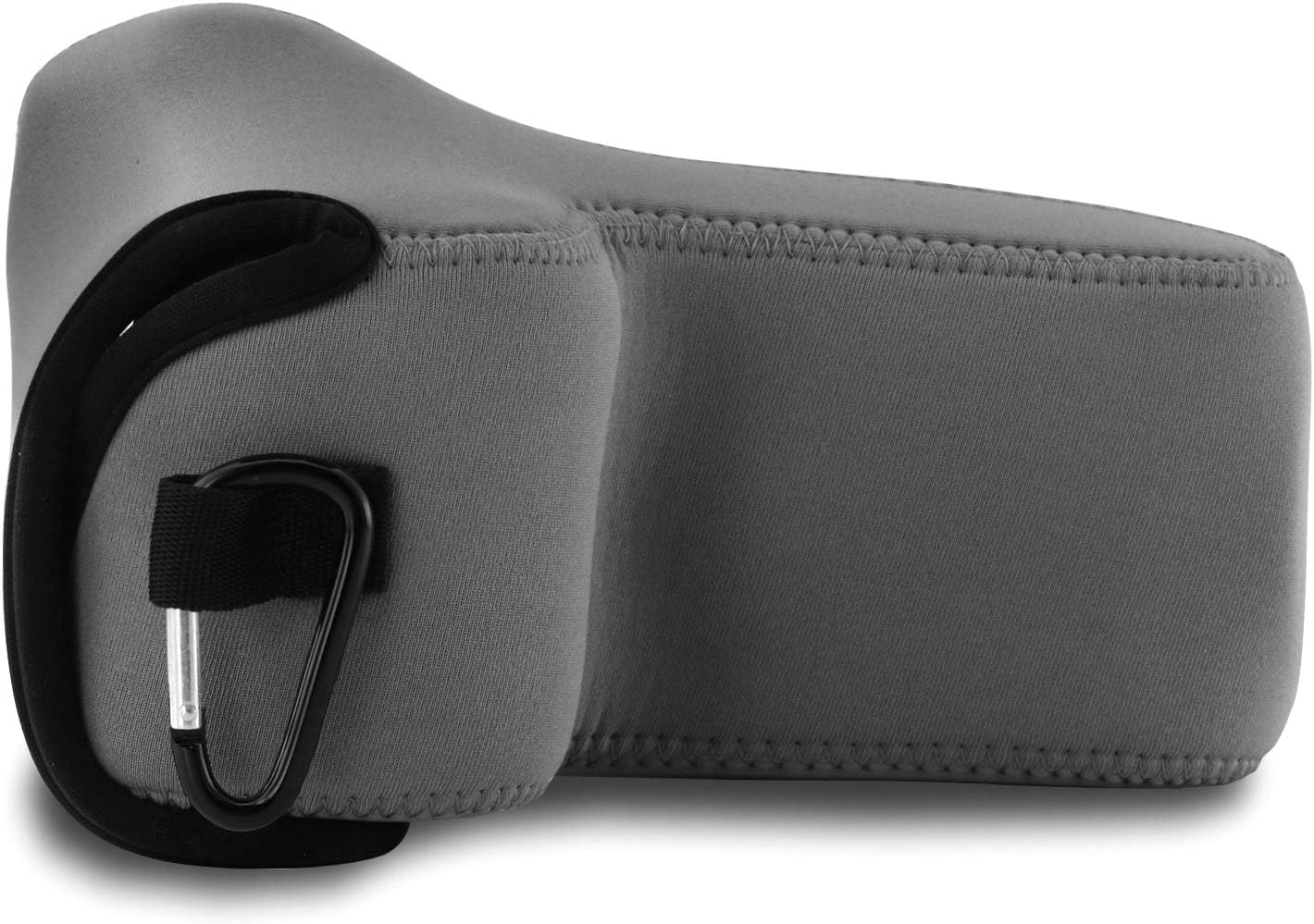 MegaGear MG1824 – Funda de neopreno ultra ligera para cámara compatible con Nikon Z50 (1.969-9.843 in), color gris, piel sintética