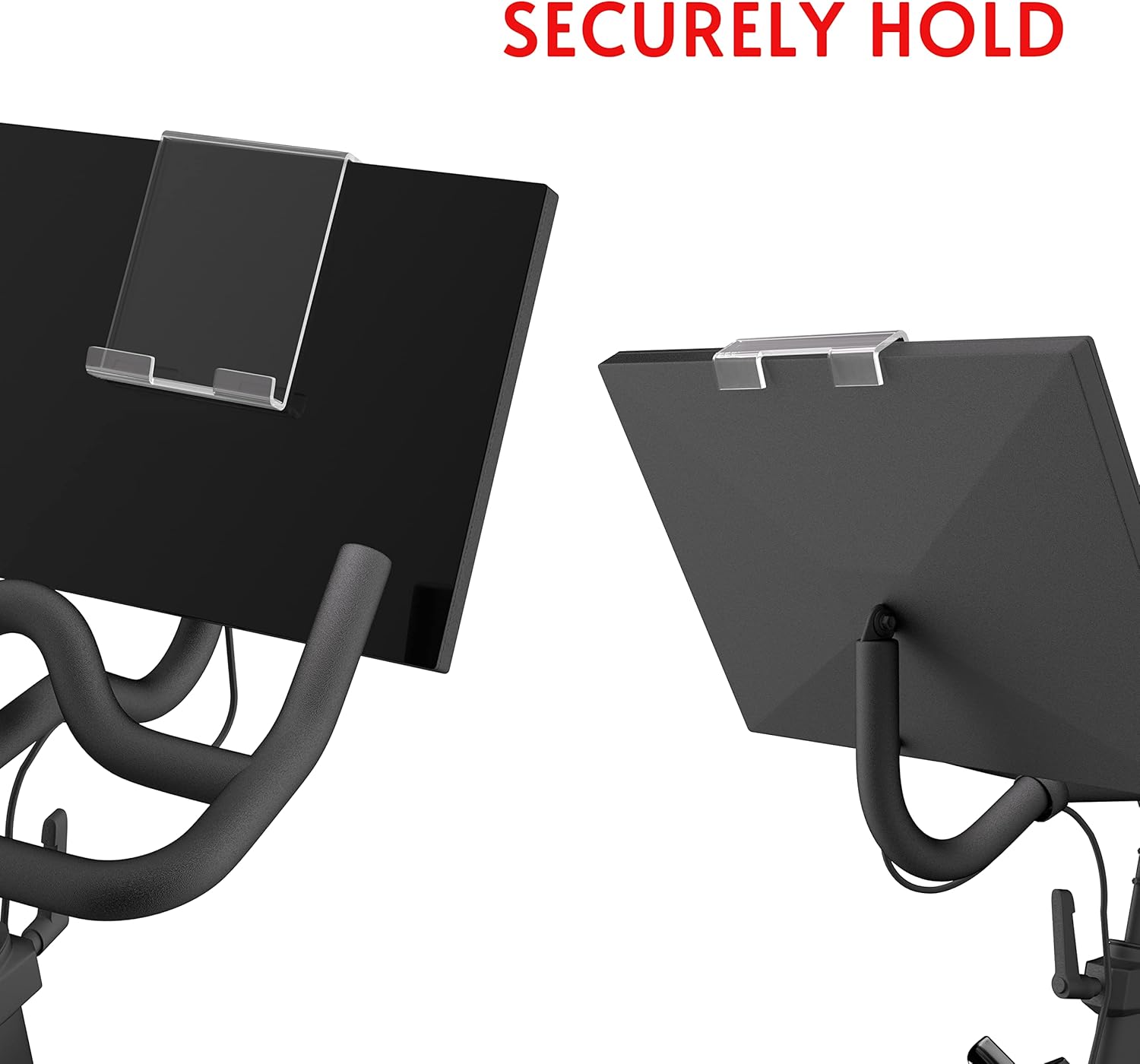Soporte para tablet compatible con Peloton Bike & Bike Plus y Row & Tread, soporte para iPad, soporte para teléfono y tableta, soporte para la