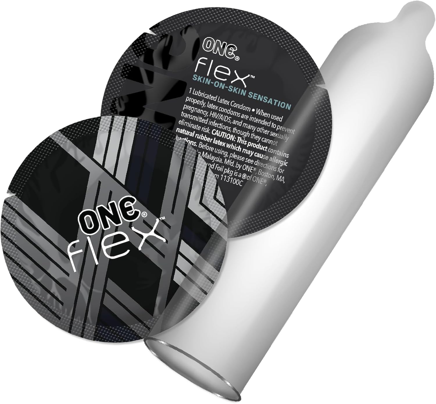 ONE Preservativos Flex Fabricados con grafeno, el material más delgado y fuerte del mundo.Condones ultrafinos, flexibles, fuertes,no tóxicos,