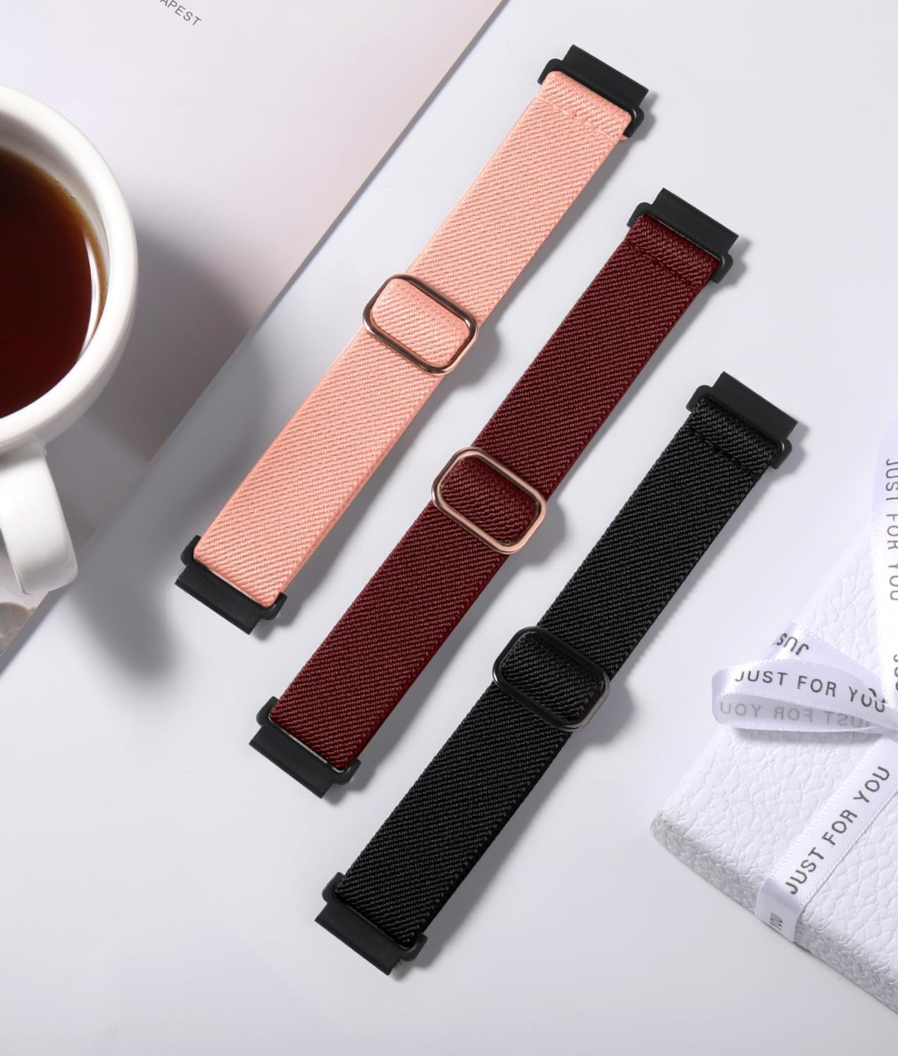 Lerobo Bandas elásticas compatibles con Samsung Galaxy Watch 6 5 4 1.575 in 1.732 in, Galaxy Watch 5 Pro Band 1.772 inWatch 6 4 Classic Band 1.654