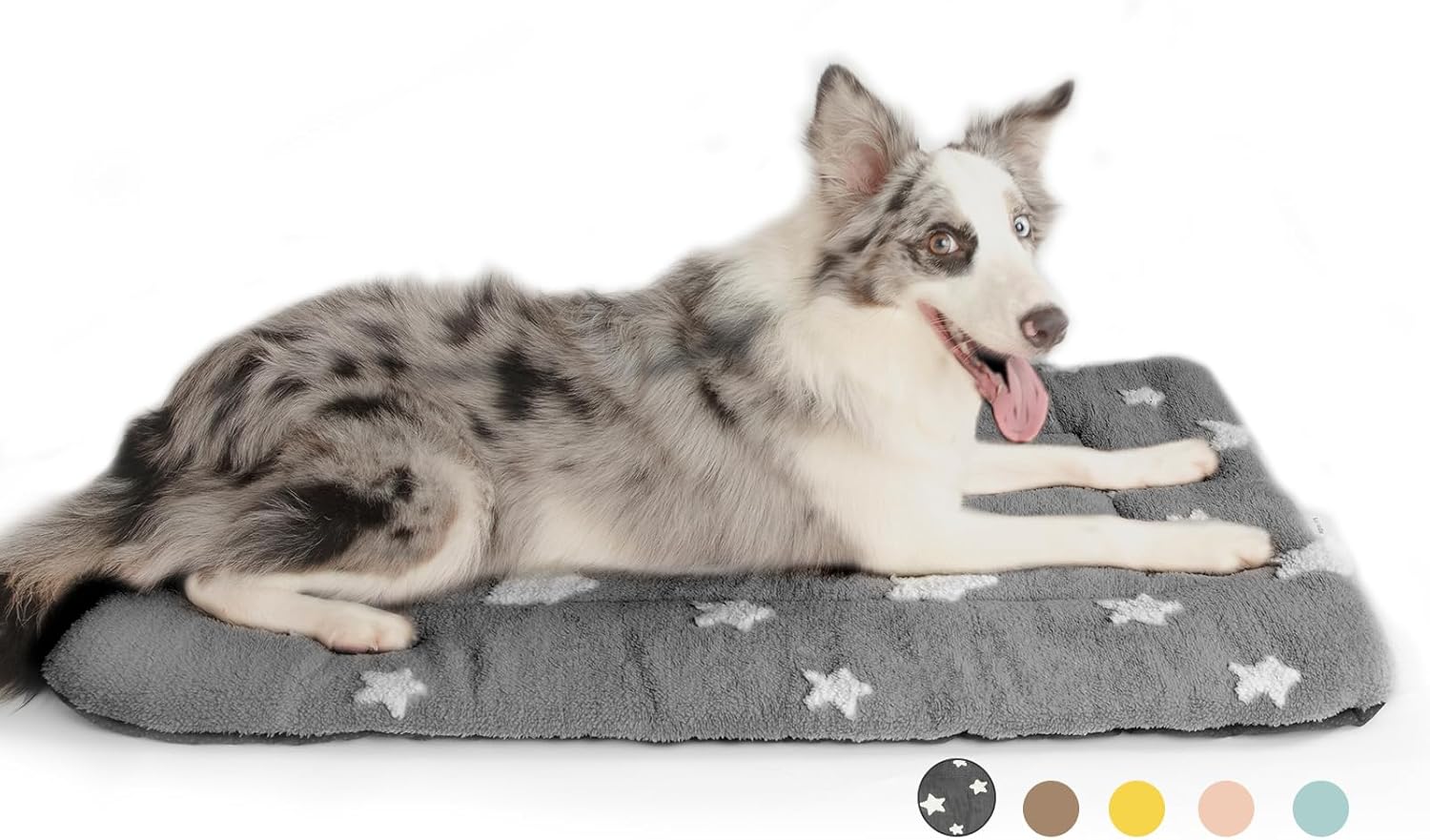 Mora Pets Tapete para jaula de perro para perros medianos y grandes, lavable, para jaula de 36 pulgadas, ultra suave, colchón plano para cachorros,