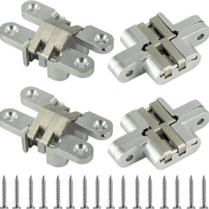 Bisagra cruzada 180 grados 4 núcleo de acero inoxidable bisagra bisagra oculta se utiliza para ocultar puertas, armarios, cajas de madera, mesas de Bisagra cruzada 180 grados 4 núcleo de acero inoxidable bisagra bisagra oculta se utiliza para ocultar puertas, armarios, cajas de madera, mesas de