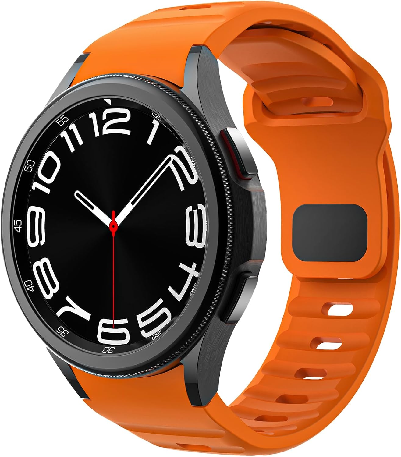 Correa resistente sin huecos compatible con Samsung Galaxy Watch 4 5 6 Band 1.732 in 1.575 inGalaxy Watch 6 Classic Band 1.850 in 1.693 inWatch 5