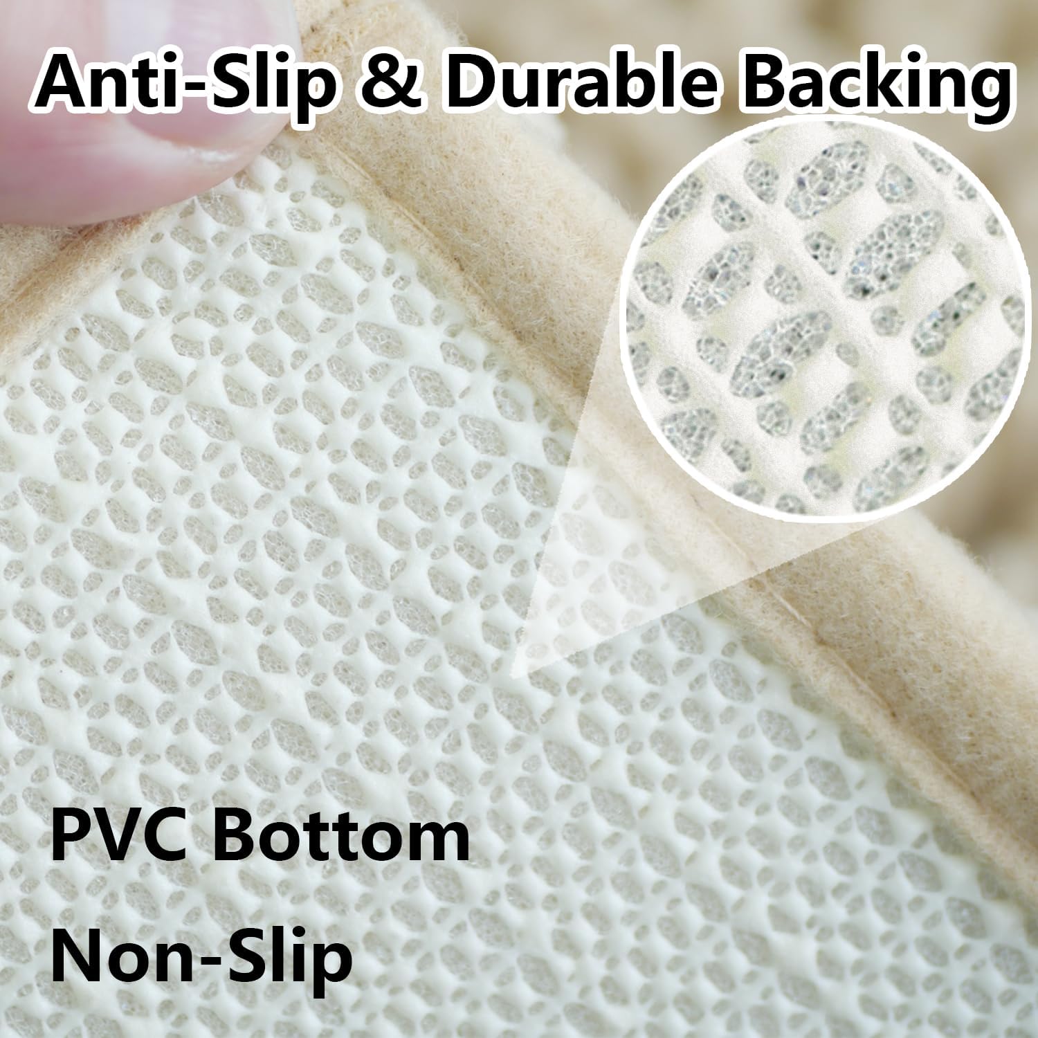 BOANKODU Juego de 2 alfombras de baño absorbentes para baño, felpilla muy suave, antideslizante, 32 x 20 pulgadas + 20 x 20 pulgadas, alfombra de