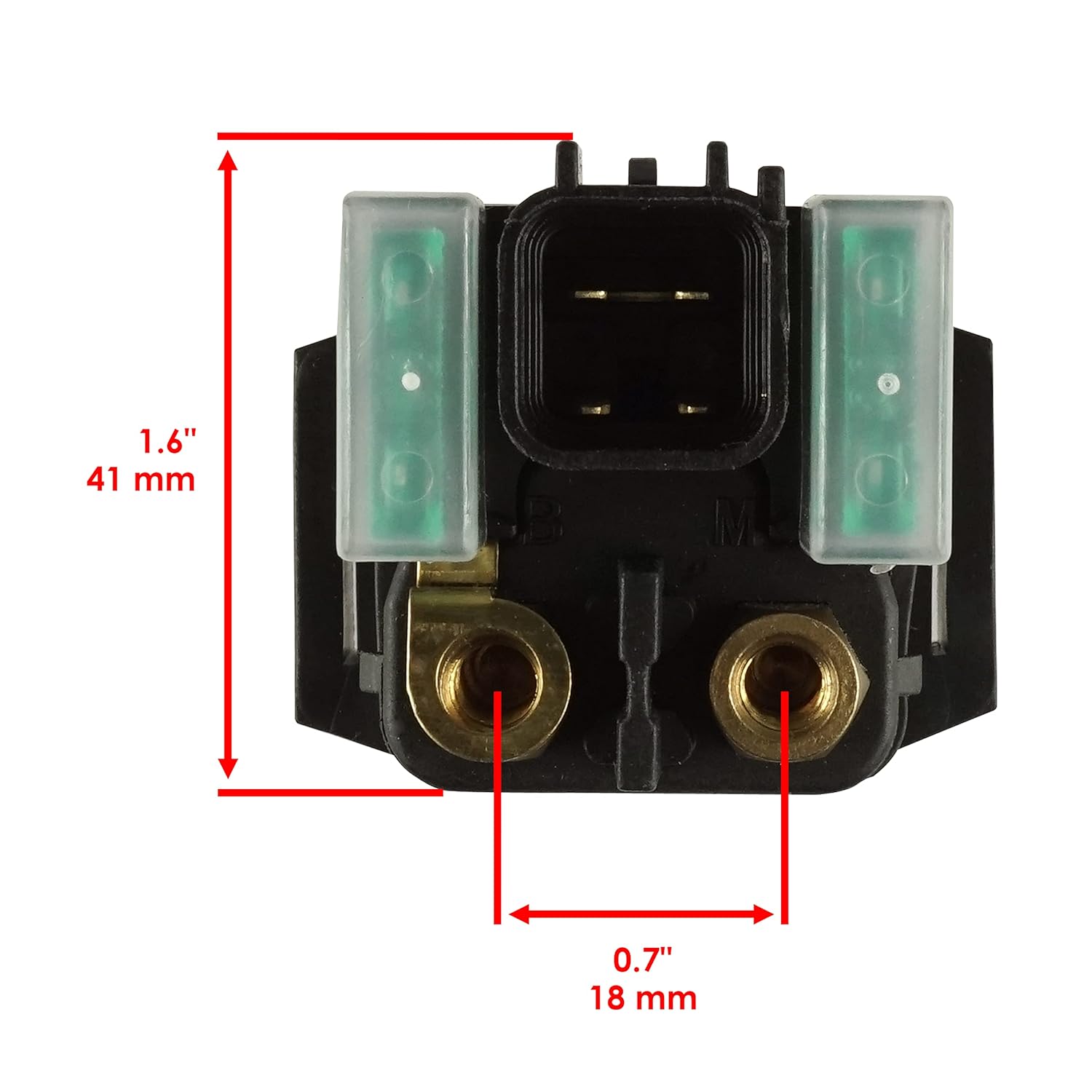 Caltric Solenoide de relé de arranque compatible con Suzuki 650 Dl650 Dl650A V-Strom 2004-2009 2011-2017