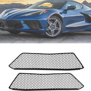 BILLFARO 2 protectores interiores de rejilla frontal de malla frontal, rejilla de radiador de panal de abeja de aluminio, parachoques de malla para BILLFARO 2 protectores interiores de rejilla frontal de malla frontal, rejilla de radiador de panal de abeja de aluminio, parachoques de malla para