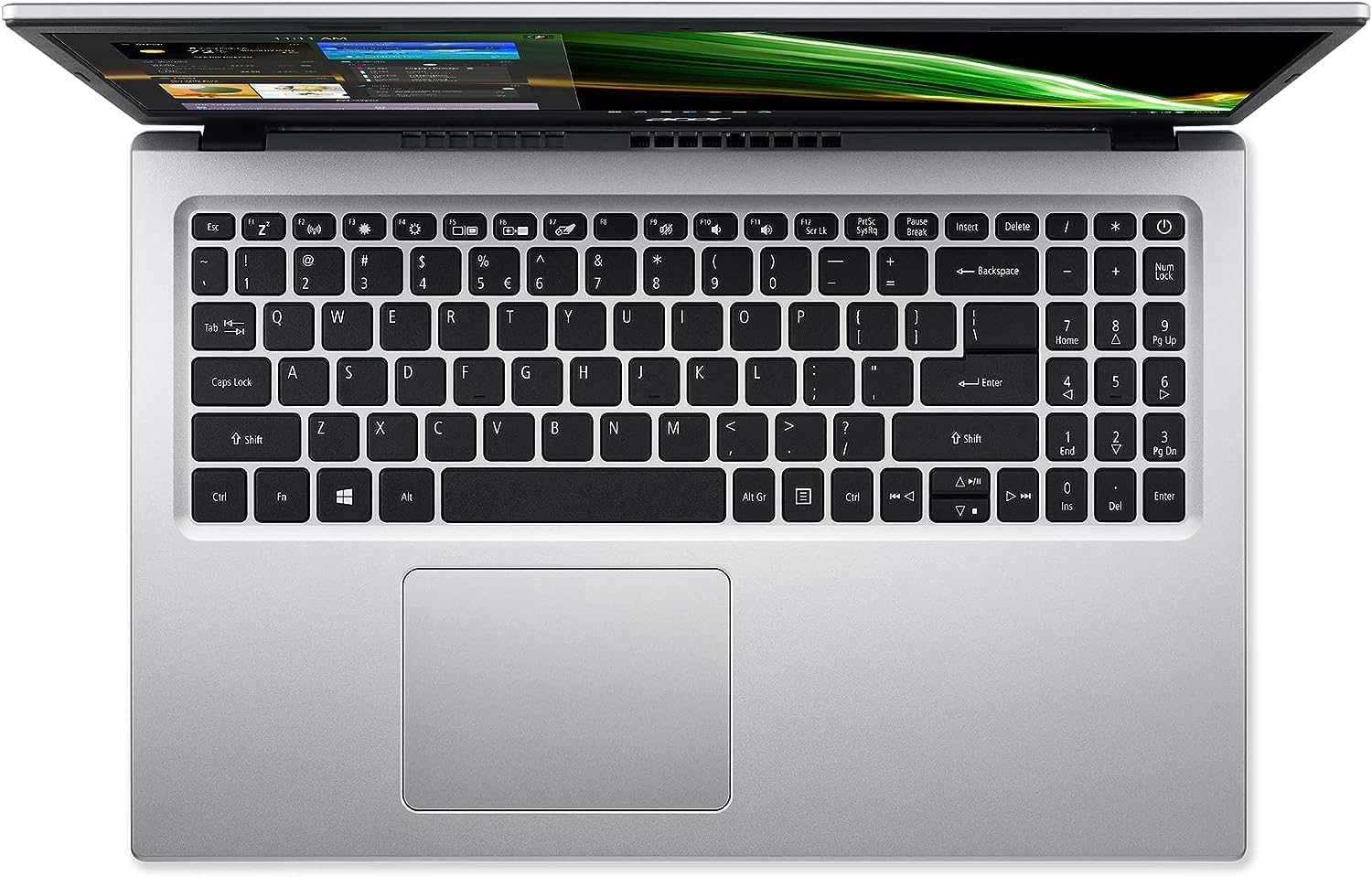 ACER Aspire – Laptop delgada para estudiantes de negocios, pantalla 15.6FHD, 16 GB de RAM, 512 GB + 64 GB SSD, procesador Intel Celeron N4500, WiFi,