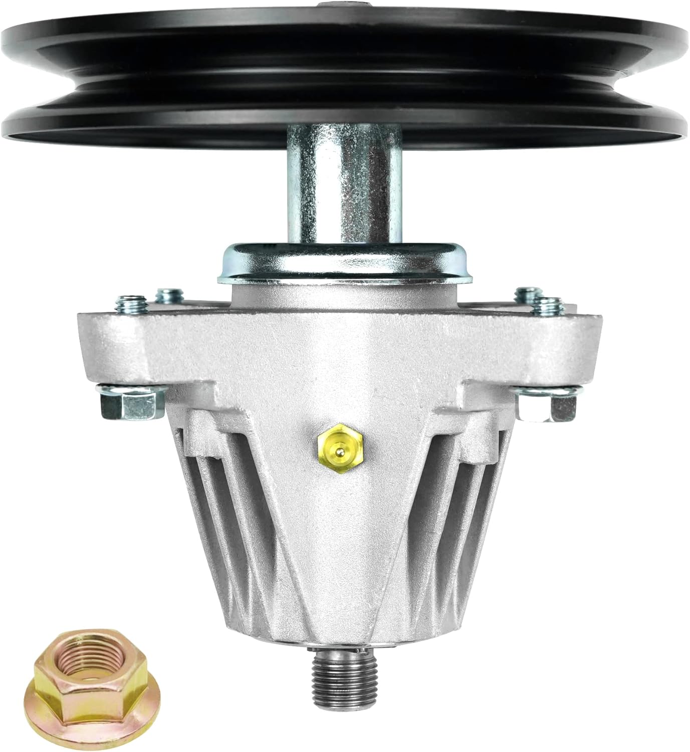 El conjunto de husillo reemplaza a MTD 918-06977 618-06977 con tornillos de montaje para XT1-LT46 XT2-LX46 KH KW de 46 pulgadas