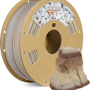 OVERTURE Filamento PLA Rock de 0.069 pulgadas, filamento PLA para impresora 3D de mármol, carrete de 2.2 libras, precisión dimensional +- 0.001 in, OVERTURE Filamento PLA Rock de 0.069 pulgadas, filamento PLA para impresora 3D de mármol, carrete de 2.2 libras, precisión dimensional +- 0.001 in,