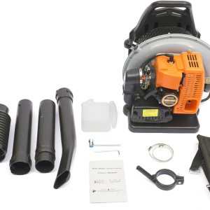 Soplador de hojas a gas de 65CC – Soplador de gasolina de alto rendimiento de 2 tiempos para el cuidado del césped con capacidad de vacío (stock de Soplador de hojas a gas de 65CC – Soplador de gasolina de alto rendimiento de 2 tiempos para el cuidado del césped con capacidad de vacío (stock de