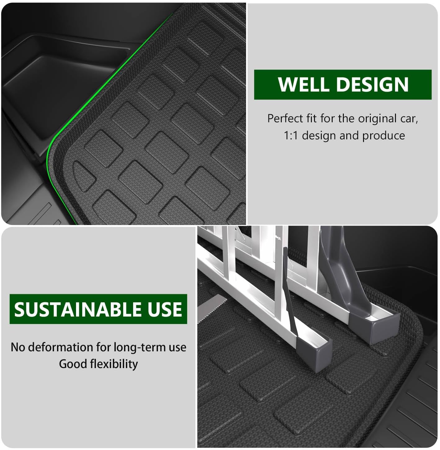 Alfombrilla de carga compatible con Mazda CX-5 2023 2024 2024, alfombrilla de maletero TPE para todo tipo de clima, repuesto para accesorios Mazda