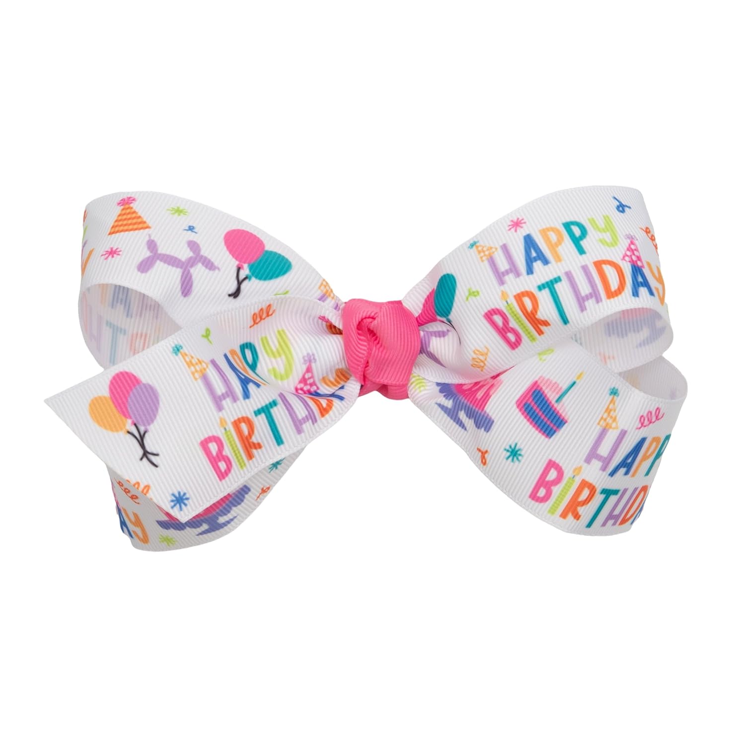 HAIRBOWS – Lazo de grogrén para niñas con nudo envolvente en el centro en una pinza para el cabello, para todas las edades y tipos de cabello, lazos