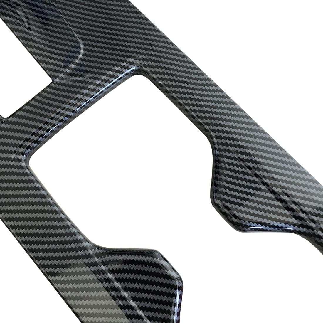 ruihe Patrón de fibra de carbono para palanca de cambios de coche, panel de consola, cubierta de marco compatible con Honda Accord 2013 2014 2015
