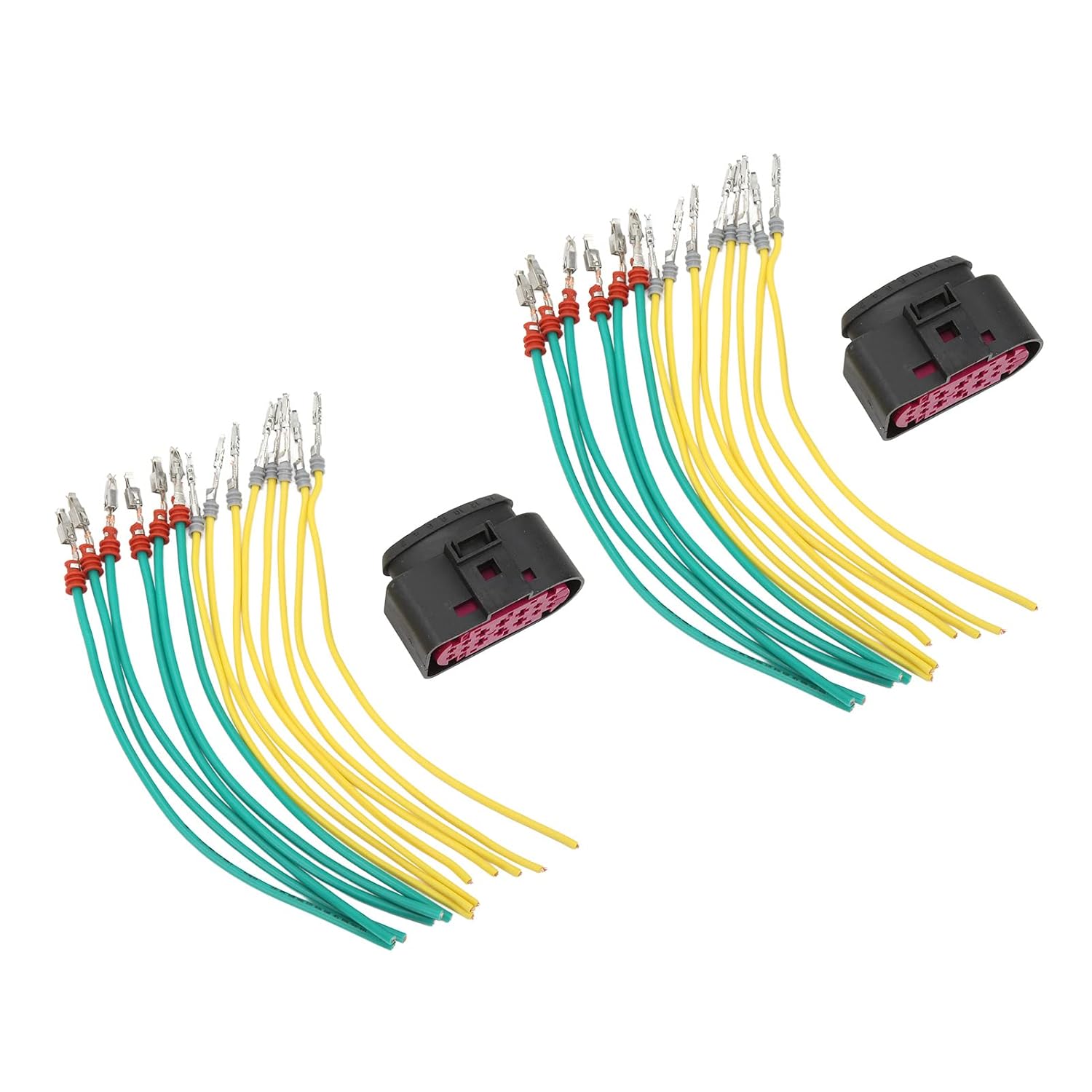Aramox Arnés de enchufe para faros delanteros, conector de faro delantero, repuesto para Mercedes Benz GL 350 450 500 550 GL63 8Wire Xenon 20132016