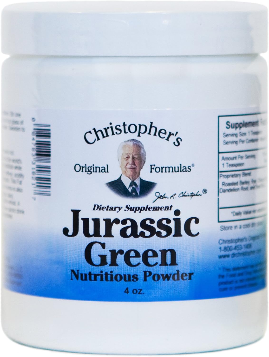 Dr. CHRISTOPHER’S, Nourish Jurassic Green Powder – 4 oz