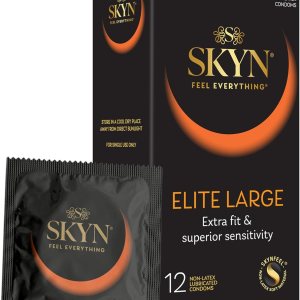 SKYN Preservativos grandes de poliisopreno naturales 12 unidades SKYN Preservativos grandes de poliisopreno naturales 12 unidades