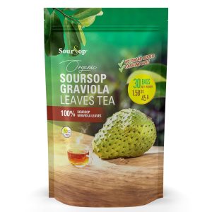 Soursop Té de hojas de graviola 30 bolsas de té orgánico Soursop Té de hojas de graviola 30 bolsas de té orgánico