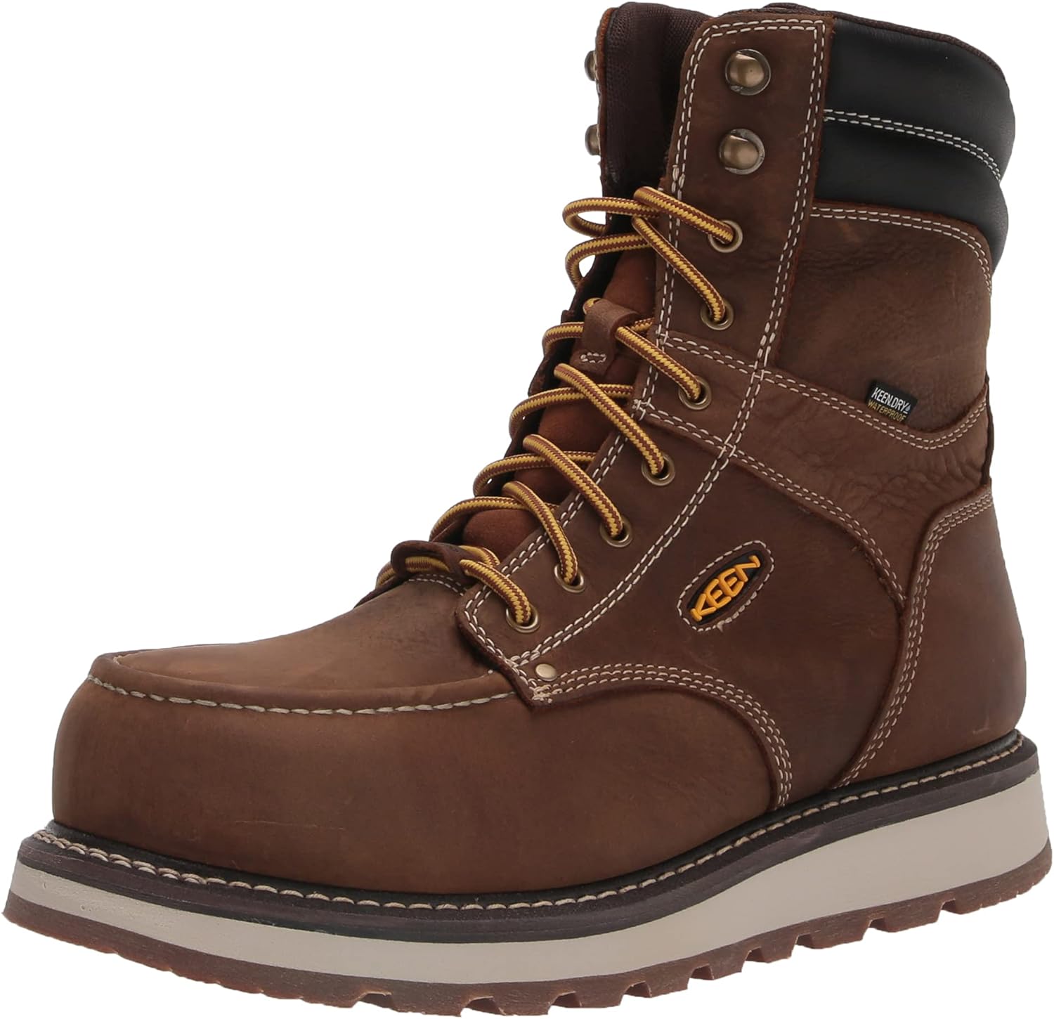 KEEN Utility Botas de trabajo Cincinnati8inchWaterproof Composite ToeWedge para hombre