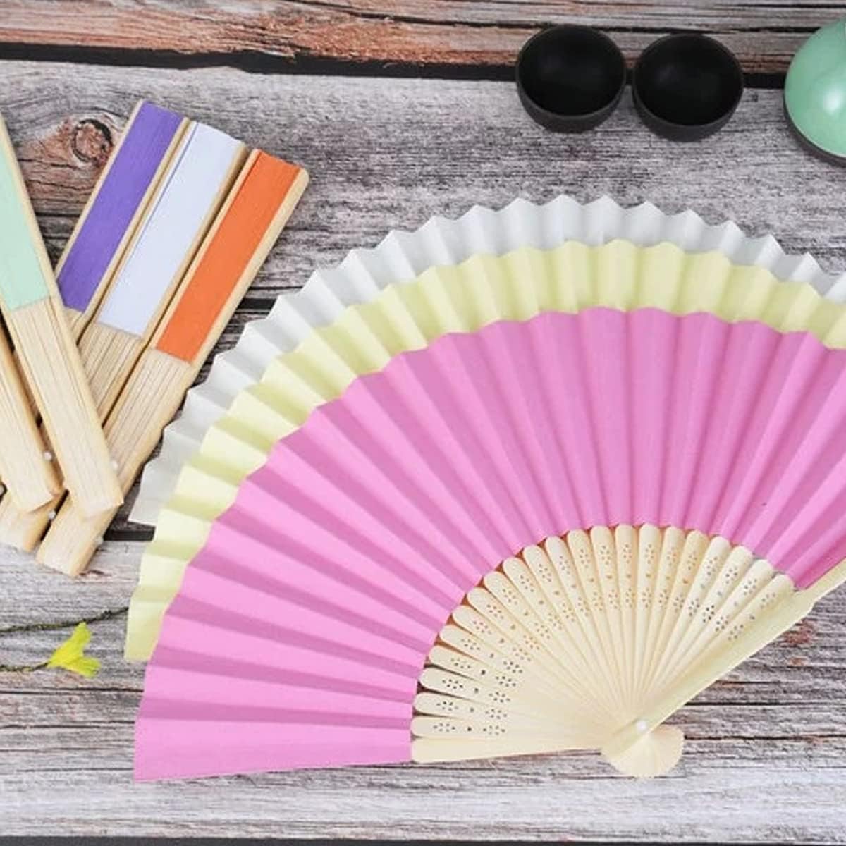 12 piezas de regalos de boda para fanáticos de mano, para niñas fanáticas, damas, regalo de boda en la iglesia, recuerdos de fiesta, decoración de