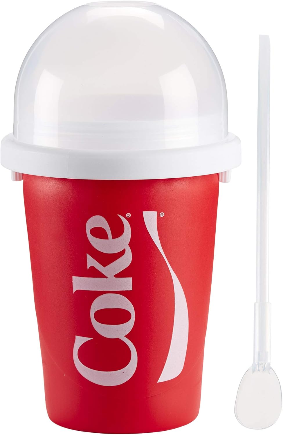 ChillFactor Coca Cola Slushy Maker – Vaso reutilizable para hacer granizados, granizados caseros. Taza para exprimir para hacer granizados, juguetes