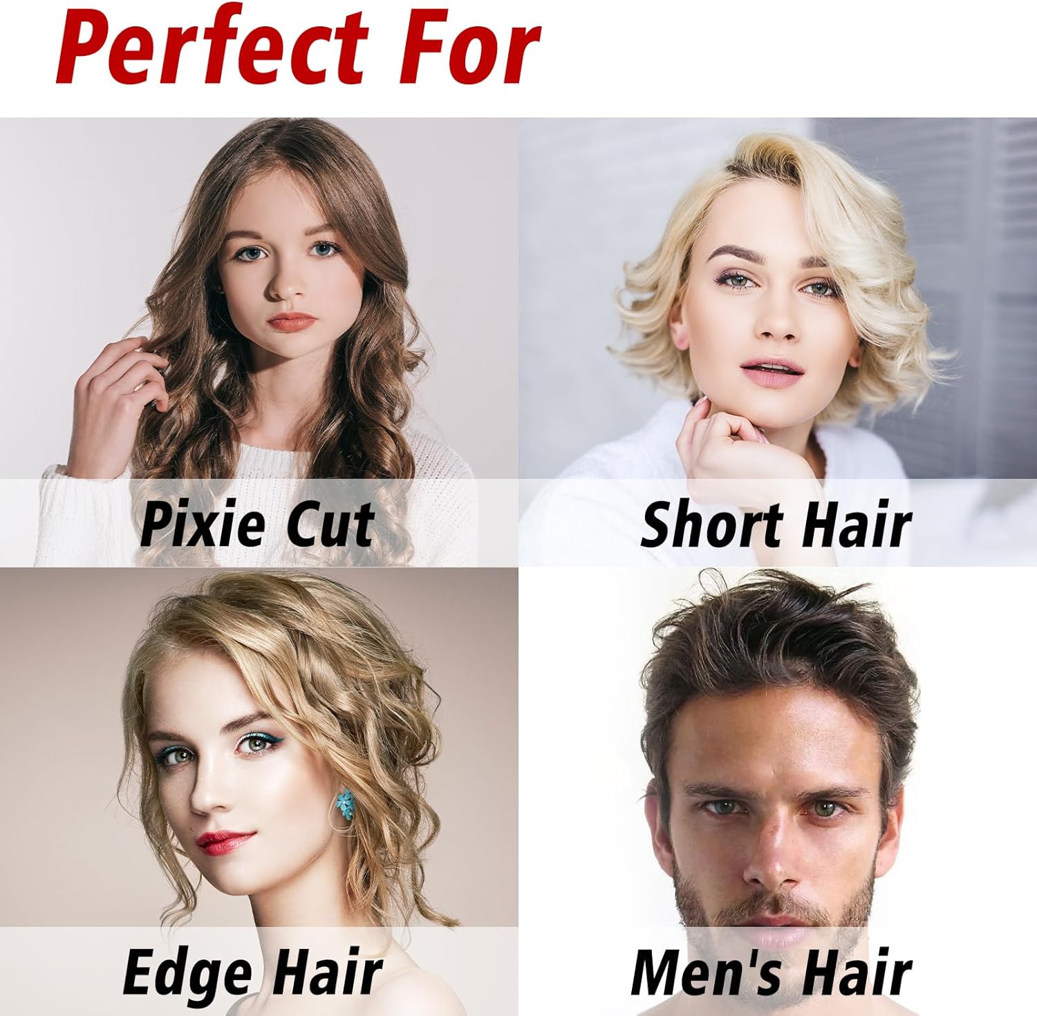 Peine eléctrico para alisar el cabello, peine alisador eléctrico, planchas planas pequeñas para cabello corto, mini alisador de cabello de