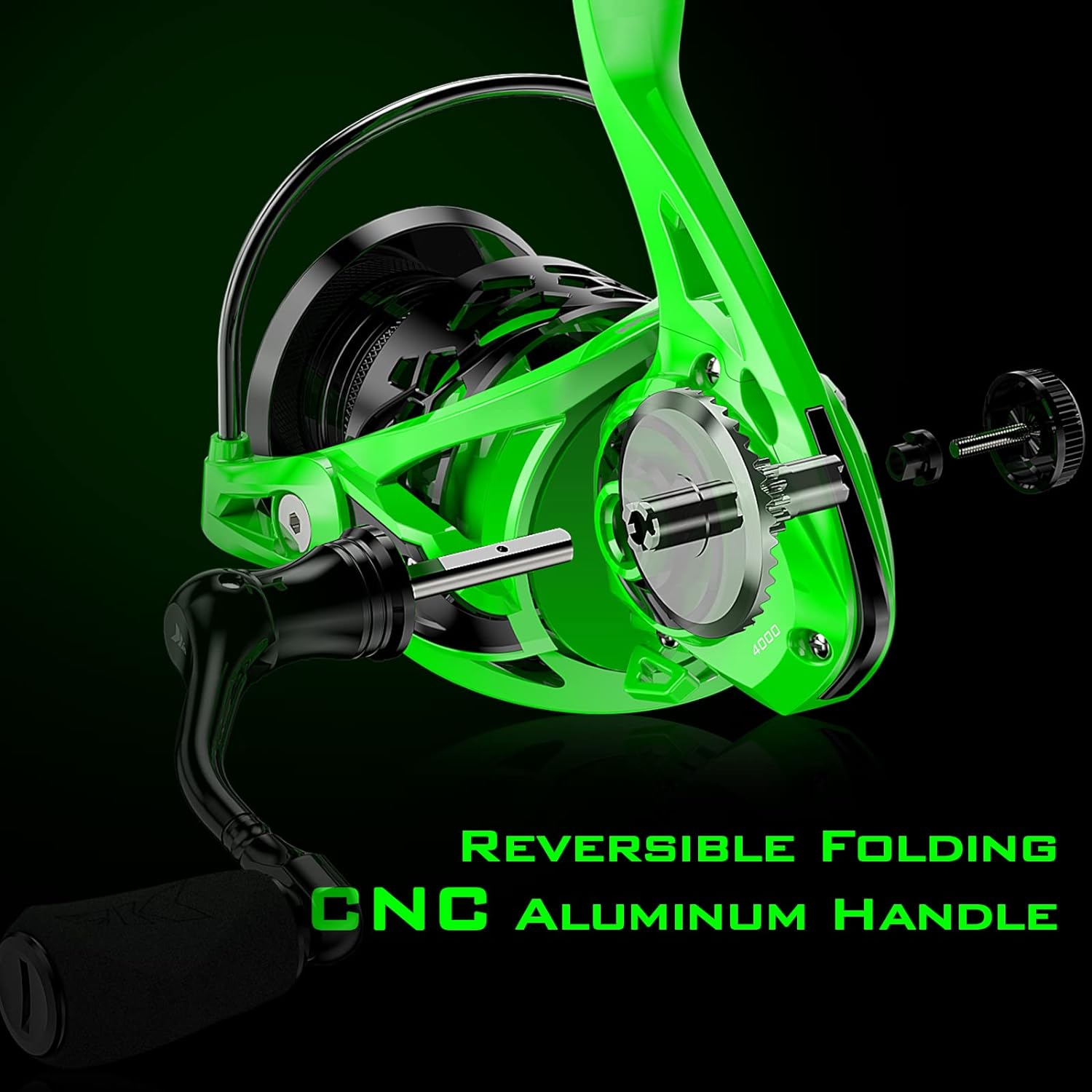 KastKing Zephyr Spinning Reel 5.6oz – Size 500 is Perfect for UltralightIce Fishing,7+16+1BB Smooth Powerful Fishing Reel, Fresh & Saltwater Fishing
