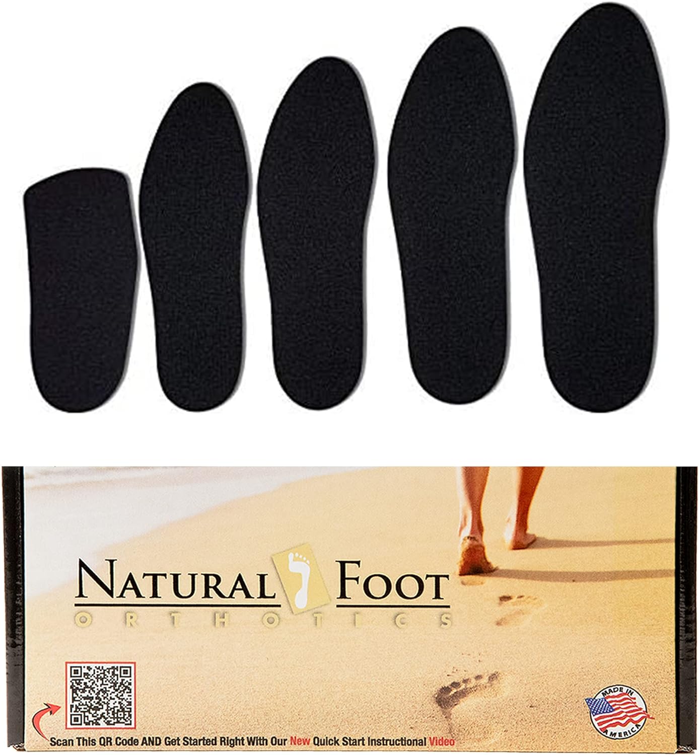 Cojines ortopédicos naturales para pies. Perfecto para ser usado sobre plantillas ortopédicas de soporte de arco. Añade comodidad, evita golpes y