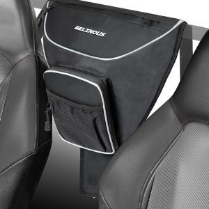 BELINOUS Bolsa central UTV, paquete de cabina UTV, bolsa de almacenamiento de asiento RZR de alta densidad 1680D compatible con Polaris RZR XP 1000 BELINOUS Bolsa central UTV, paquete de cabina UTV, bolsa de almacenamiento de asiento RZR de alta densidad 1680D compatible con Polaris RZR XP 1000
