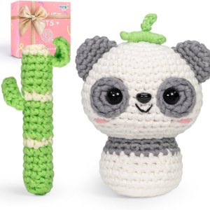 Mewaii Kit de ganchillo para principiantes, kit completo de bricolaje con más de 40% de hilo de cinta preiniciado tutoriales en video paso a paso Mewaii Kit de ganchillo para principiantes, kit completo de bricolaje con más de 40% de hilo de cinta preiniciado tutoriales en video paso a paso